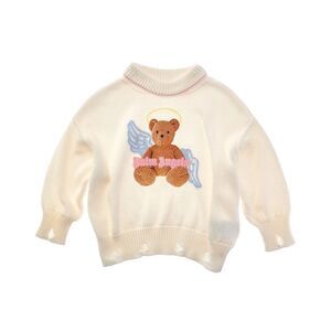 Palm Angels Girls  Sweater, White